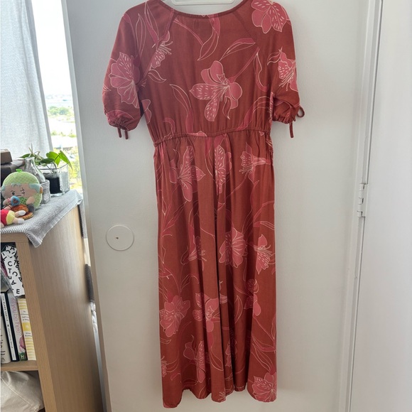 Yireh Clementine Midi Dress Terra Rossa - Picture 2 of 3